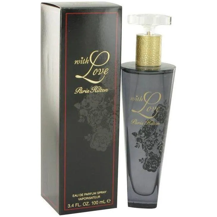 With Love by PARIS HILTON Women 3.4 oz edp Perfume New in Box