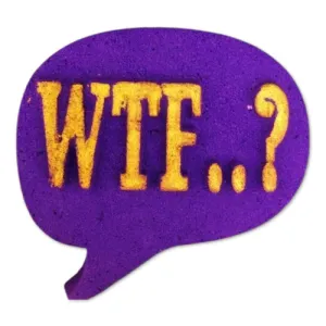 WTF Speech Bubble - DB Bath Bomb Moulds
